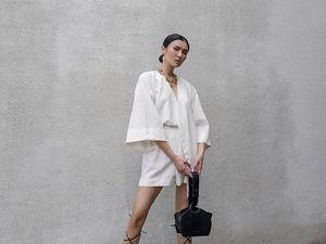Video: Bikin Salfok! Michelle Halim Bawa Tas Anggur ke Fashion Show