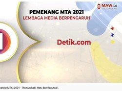 detikcom Jadi Pemenang Media Berpengaruh MAW Talk Awards 2021