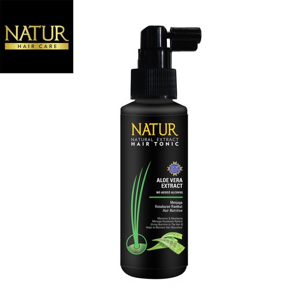 Natur Hair Tonic Aloe Vera (sumber : bukalapak.com/natur)