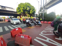 Macet, Penyekatan PPKM Darurat di Fatmawati Jaksel Dibuka