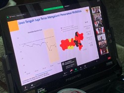 Mobilitas Warga Jateng Diklaim Menurun, Ganjar Ungkap Peta Detailnya