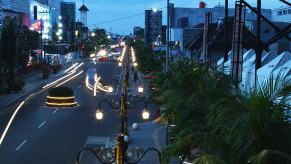 Madiun Sunyi Sepi saat PPKM Darurat