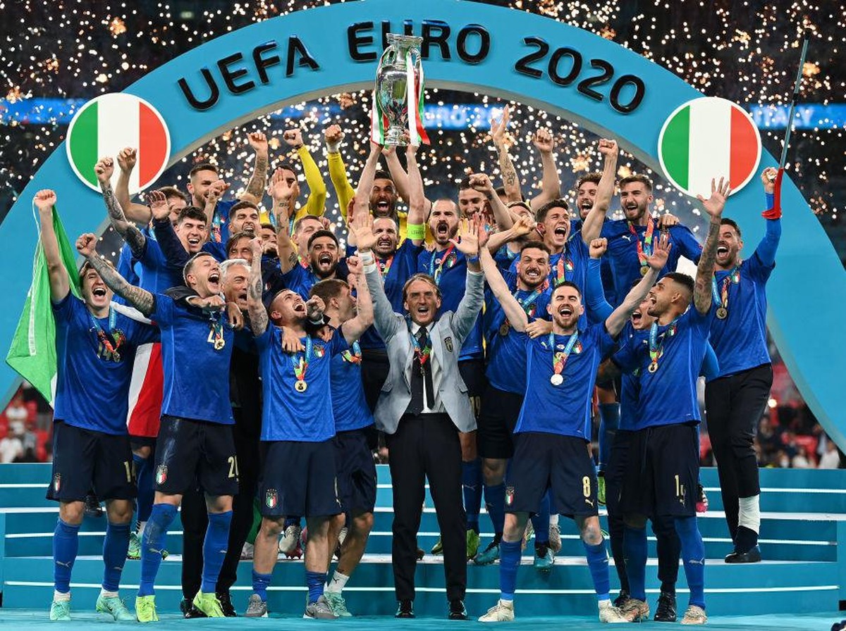 Timnas Italia dan Timnas Inggris dinilai tampil luar biasa di final Euro 2020. (Foto: UEFA via Getty Images/Michael Regan)