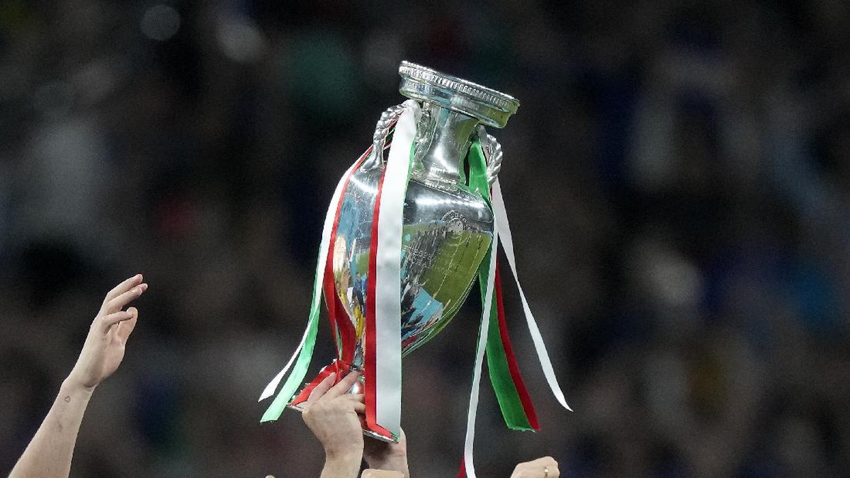 Lima rekor pecah di Final Euro 2020 (AP/Frank Augstein)