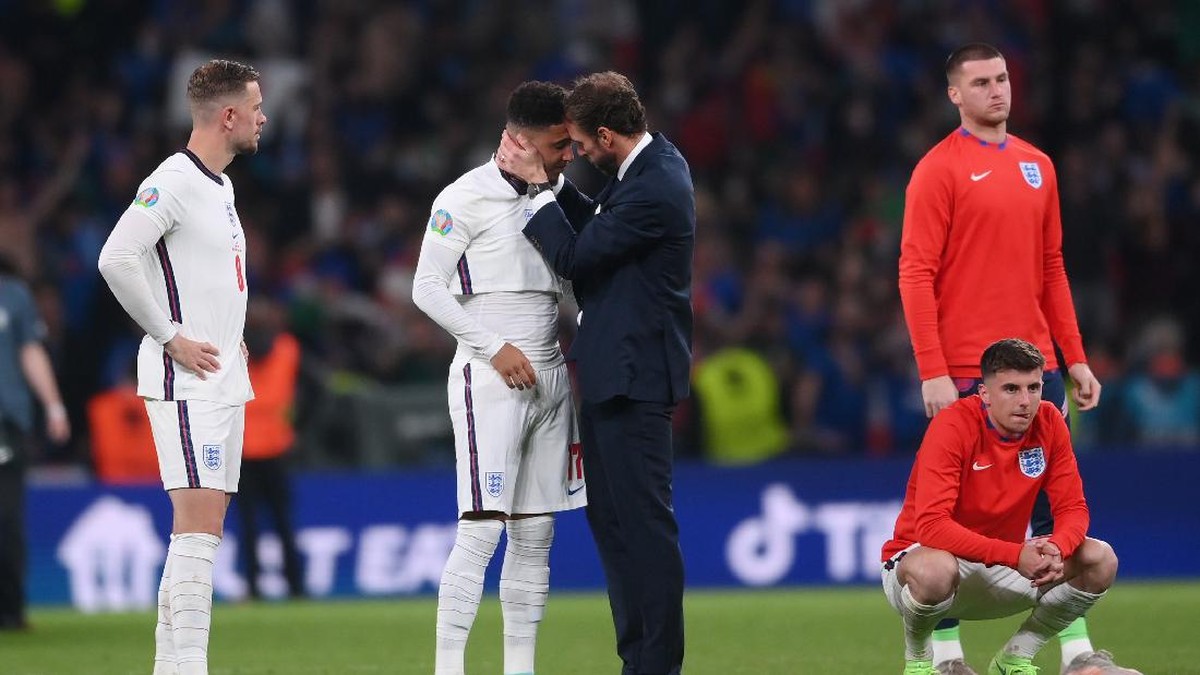 Gareth Southgate sudah persiapkan Inggris hadapi adu penalti di Piala Dunia 2022. (Foto: Getty Images/Laurence Griffiths)