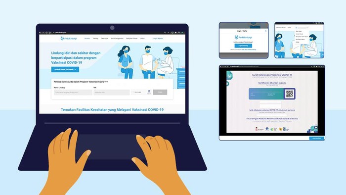 Cara Download Sertifikat Vaksin COVID-19 ke-1 dan 2 di PeduliLindungi