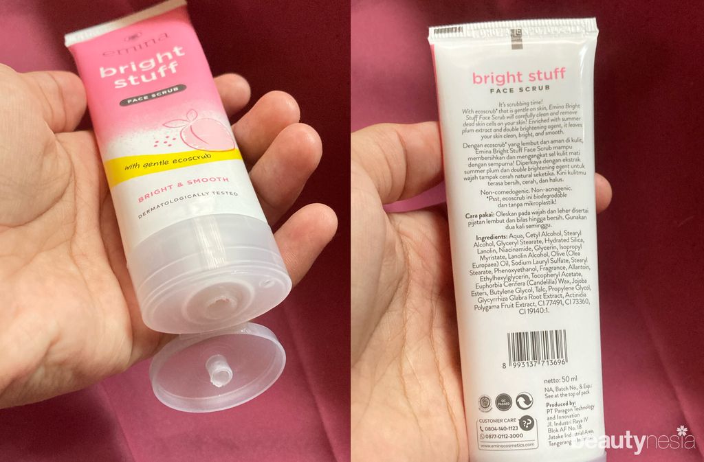 Kemasan Emina Bright Stuff  Face Scrub