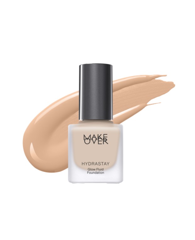Baru! Make Over Hydrastay Glow Fluid Foundation untuk Kulit Kering