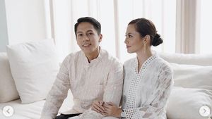 7 Pesona Pevita Pearce Datang ke Pengajian dan Akad Nikah Adik Arsyah Rasyid