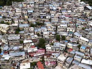 Potret Permukiman Padat di Haiti Potret Permukiman Padat di Haiti