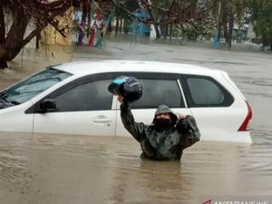 Kayong Utara Kalbar Banjir, Perkantoran hingga Jalanan Terendam
