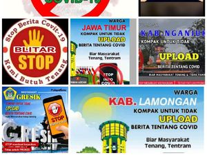 Polisi Selidiki Viral Poster Ajakan Tak Menyebar Berita COVID-19 di Jatim Polisi Selidiki Viral Poster Ajakan Tak Menyebar Berita COVID-19 di Jatim