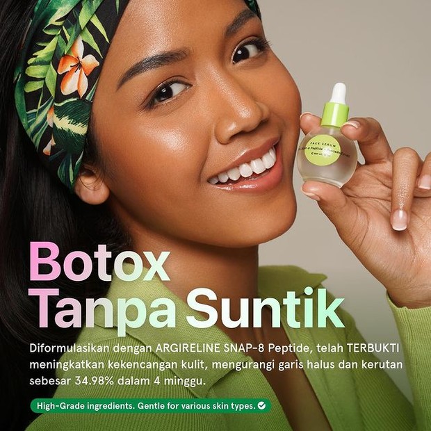 Botox in Bottle Dear Me Beauty Face Serum 8% SNAP-8 Peptide + Avocado Extract