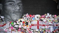 Tolak Rasisme, Mural Rashford Banjir Pesan Dukungan