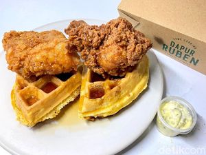 Menyantap Fried Chicken dengan Waffle, Seperti Apa? Menyantap Fried Chicken dengan Waffle, Seperti Apa?
