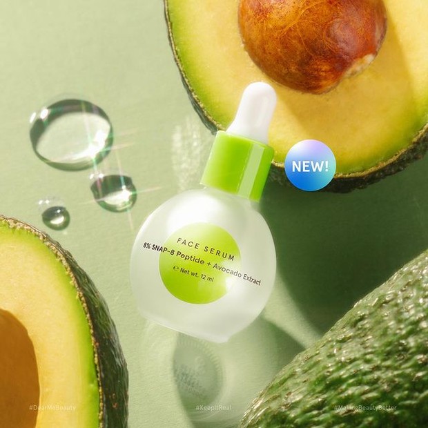 Dear Me Beauty Face Serum 8% SNAP-8 Peptide + Avocado Extract