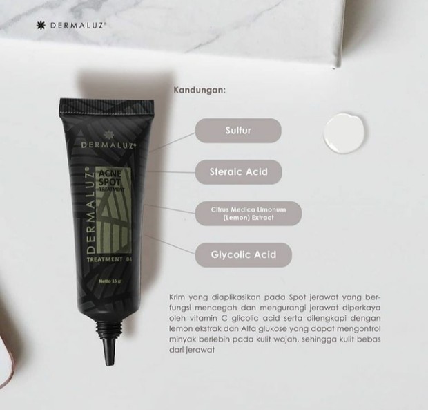 Skincare murah dari DERMALUZ/ Foto: Instagram/dermaluz Skincare dan makeup murah ala beauty influencer Lifni Sanders