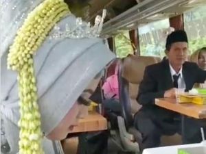 Viral Akad Nikah di Bus Disebut Biar Nggak Dibubarin, Ini Fakta Sebenarnya