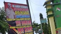 Ini Baliho Enak Zaman PKI yang Dipasang Kades di Sragen