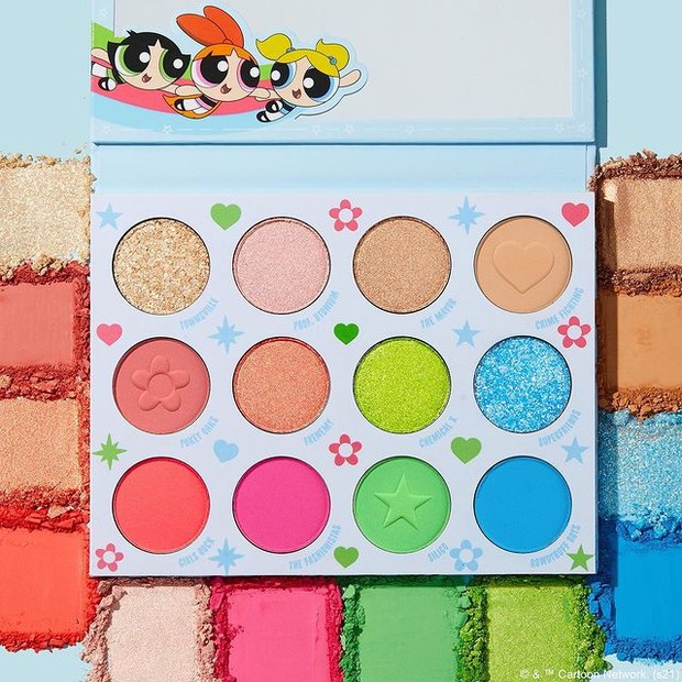 Colourpop The Powerpuff Girls Eyeshadow Pallete (instagram.com/colourpopcosmetics) Colourpop The Powerpuff Girls Eyeshadow Pallete