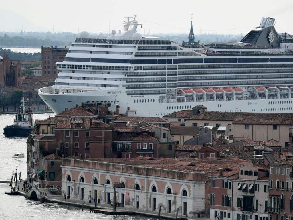 Venesia Larang Kapal Pesiar Lewat di Pusat Kotanya, Lagi Venesia Larang Kapal Pesiar Lewat di Pusat Kotanya, Lagi