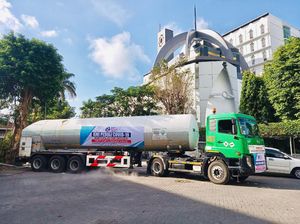 UGM Salurkan Bantuan 19 Ton Oksigen untuk RSUP Dr Sardjito