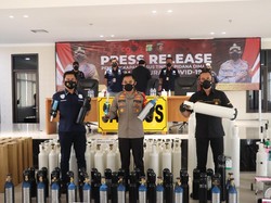 Importir Nakal di Jakpus Raup Rp 300 Juta dari Penjualan Tabung Oksigen
