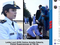 Salma Amalia, Perwira TNI AL dengan 15 Medali yang Dilantik Presiden Jokowi