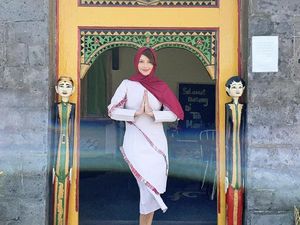 Gaya Tamara Blezynski Pakai Hijab Bergo, Jawab Rasa Penasaran Warganet