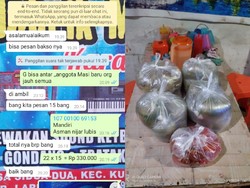 Terulang Lagi! Tukang Bakso Dapat Orderan Fiktif Rp 330 Ribu