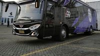 Potret Bus Official Rans Cilegon FC, Pakai Sasis Mercy Dibalut Bodi Adiputro