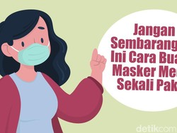 Cara Aman Buang Masker Medis Agar Tak Menularkan Virus Corona