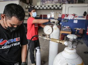 Catat, Ada Posko Pengisian Tabung Oksigen Gratis di Tangerang