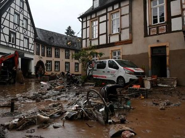 Potret Dampak Banjir Mematikan Terjang Jerman hingga Belanda