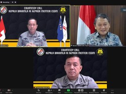 Kepala Bakamla-Menteri ESDM Bahas Keamanan Migas di Laut Natuna Utara