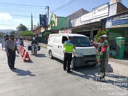 Penampakan Ketatnya Penyekatan Jalur Selatan Jateng di Cilacap