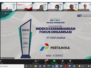 Pertamina Dapat Penghargaan di Ajang AKHLAK Award 2021