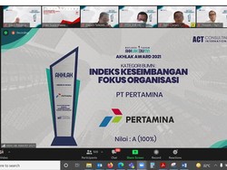 Pertamina Dapat Penghargaan di Ajang AKHLAK Award 2021