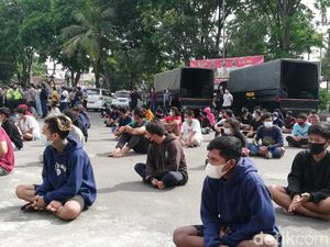 23 Remaja yang Bikin Onar di Kota Pasuruan Positif Swab Antigen