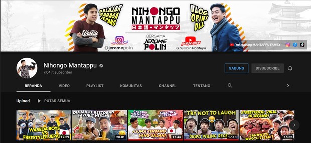 Channel Youtube untuk menemani PPKM Darurat