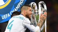 Bek tengah: Sergio Ramos. Foto: Getty Images/Michael Regan