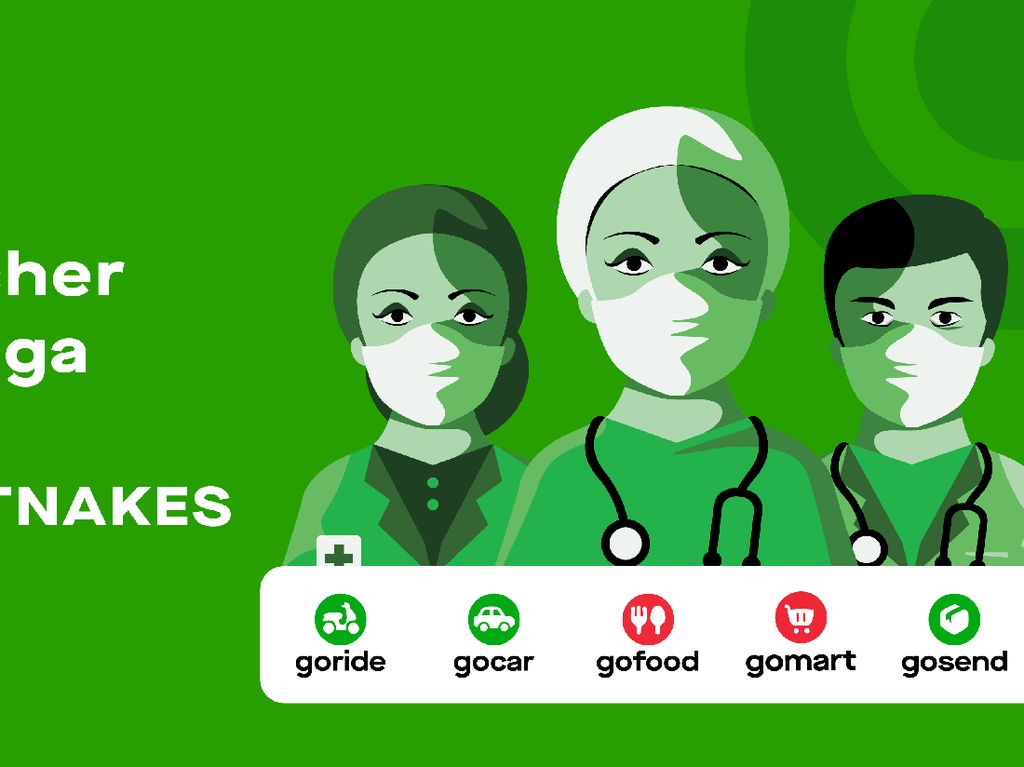 Gojek Beri Paket Voucher Diskon untuk 50.000 Tenaga Kesehatan Gojek Beri Paket Voucher Diskon untuk 50.000 Tenaga Kesehatan