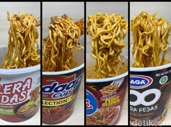 4 Mie Cup Goreng Pedas Praktis, Mana yang Pedasnya Paling Nampol?