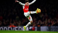 Hector Bellerin, bek sayap kanan Arsenal ini kabarnya juga diminati Jose Mourinho. Maka pasukan Liga Inggris dinilai akan masih punya peranan penting di AS Roma (Getty Images)