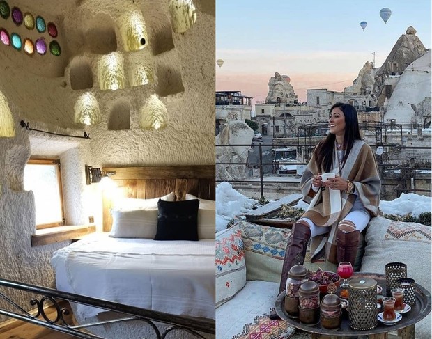 Interior di cave hotel/Foto: Instagram.com/artemiscavesuites cappadocia