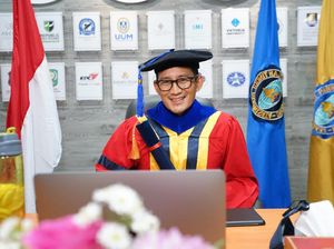 Cerita Lika-liku Sandiaga Uno Raih Gelar Doktor dengan IPK Tertinggi