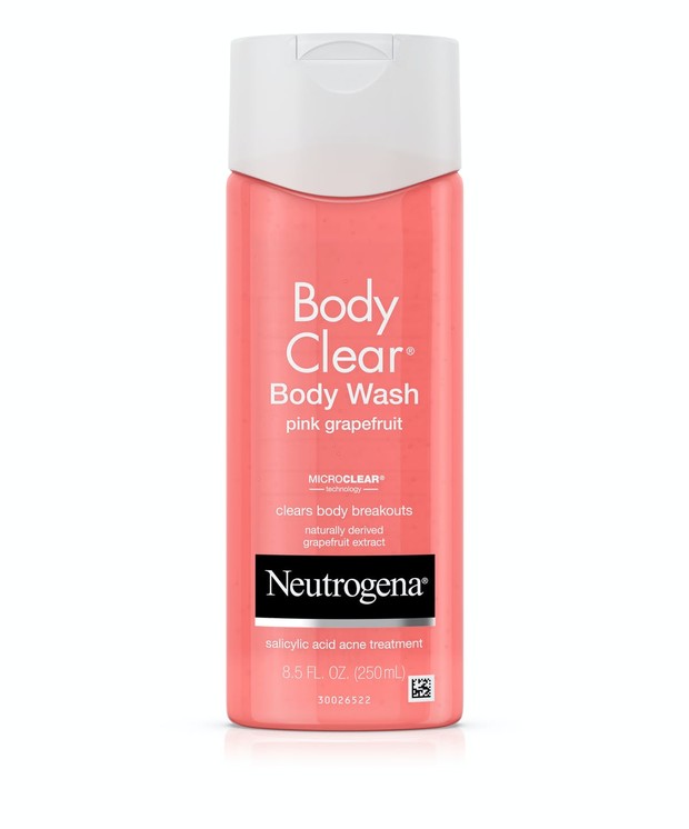 Johnson & Johnson Neutrogena Body Clear Pink Grapefruit Salicylic Acid Acne Treatment Body Wash / foto : neutrogena.com