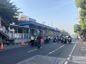 Begini Situasi Penyekatan PPKM Darurat di Mampang Jaksel Pagi Ini