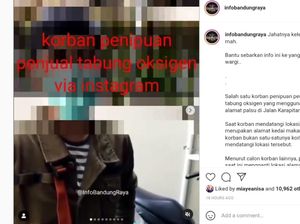 Heboh Warga Bandung Diduga Kena Tipu Penjualan Tabung Oksigen