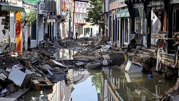 Potret Kerusakan Parah Akibat Banjir Bandang di Jerman